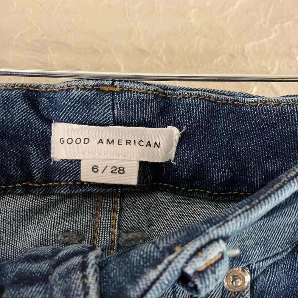 Good American Good Legs High Waisted Skinny Jeans in Blue 518 - Picture 9 of 10